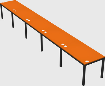 Rectangular desk