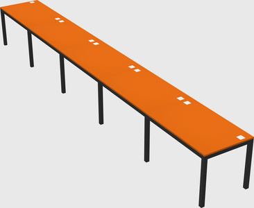 Rectangular desk
