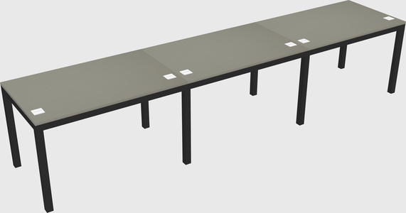 Rectangular desk