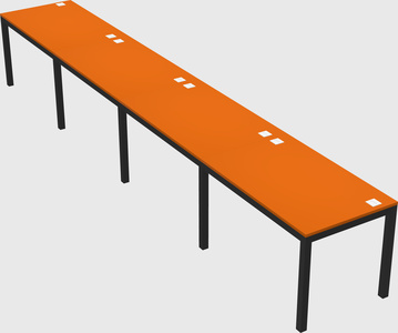 Rectangular desk