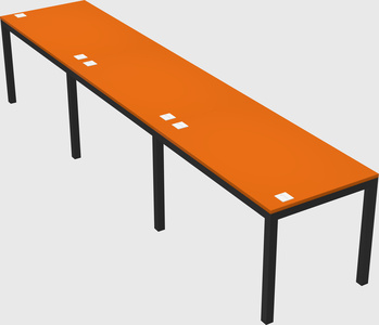 Rectangular desk