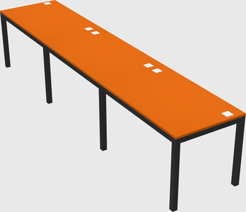 Rectangular desk