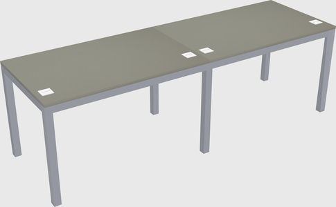 Rectangular desk
