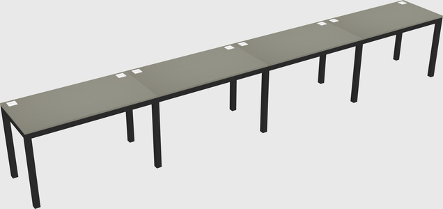 Rectangular desk