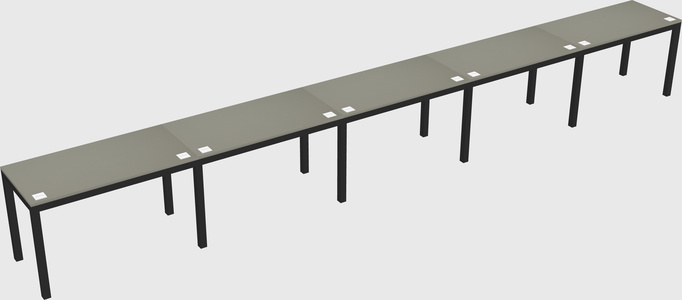 Rectangular desk