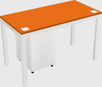 Rectangular desk