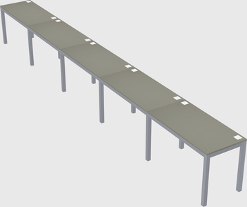Rectangular desk