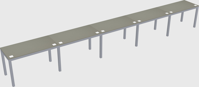 Rectangular desk