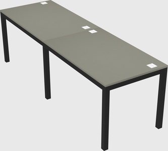 Rectangular desk