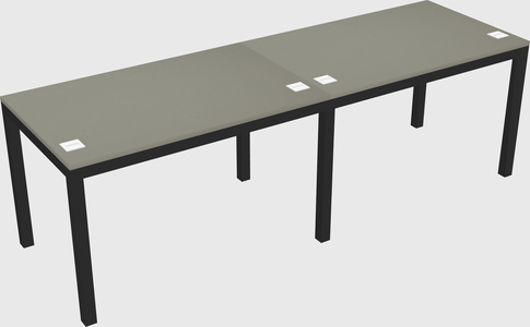 Rectangular desk