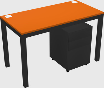 Rectangular desk