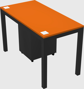 Rectangular desk