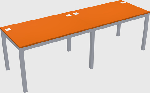 Rectangular desk