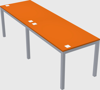 Rectangular desk