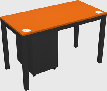 Rectangular desk