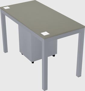 Rectangular desk