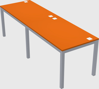 Rectangular desk