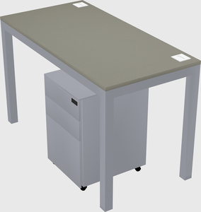 Rectangular desk