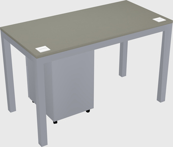 Rectangular desk