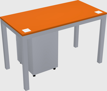 Rectangular desk