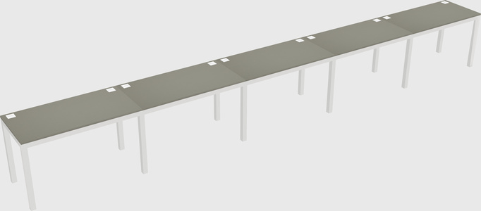 Rectangular desk