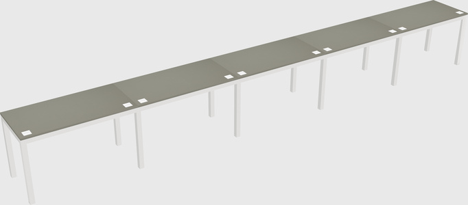 Rectangular desk