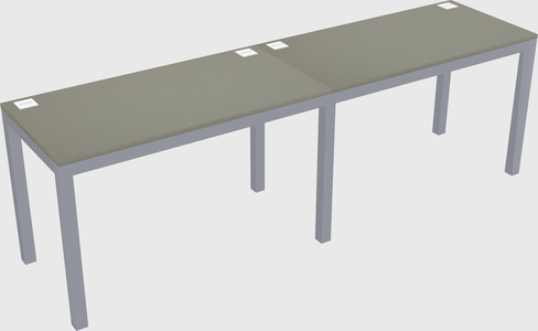 Rectangular desk
