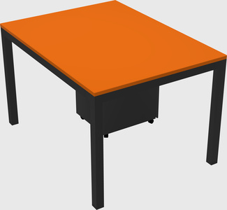 Rectangular desk