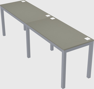 Rectangular desk