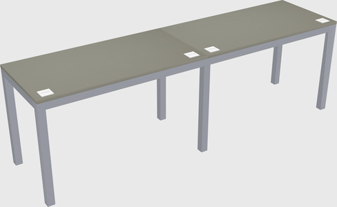 Rectangular desk
