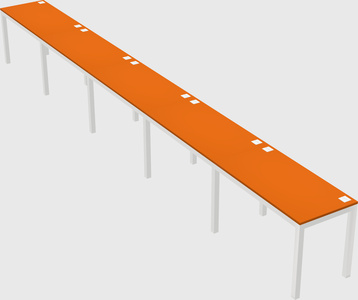 Rectangular desk