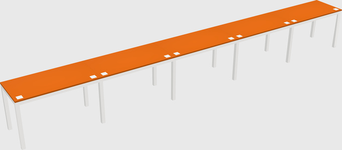Rectangular desk