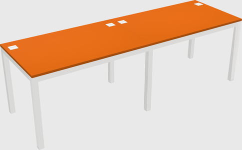 Rectangular desk