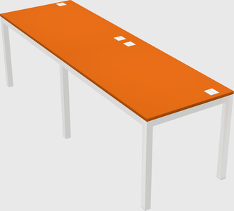 Rectangular desk