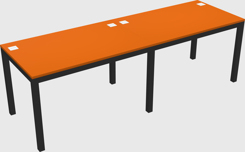 Rectangular desk