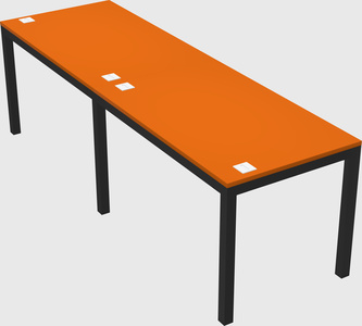Rectangular desk