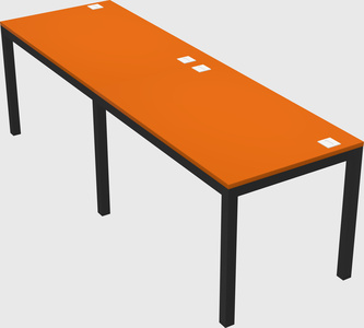 Rectangular desk