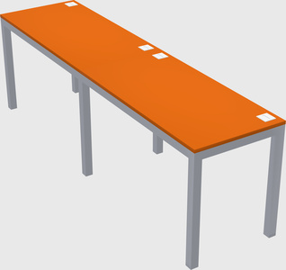 Rectangular desk