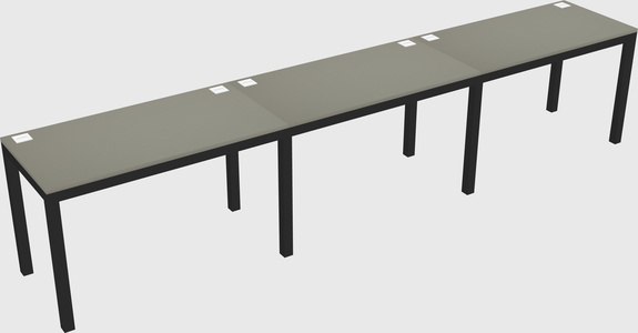 Rectangular desk