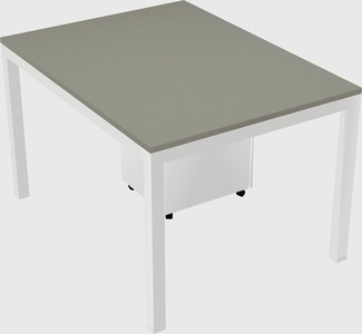 Rectangular desk