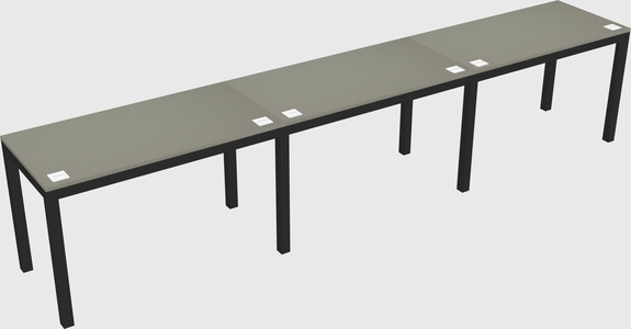 Rectangular desk