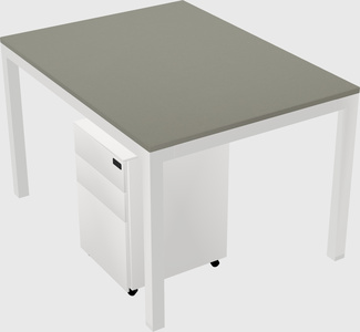 Rectangular desk