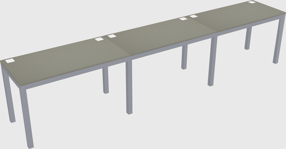Rectangular desk