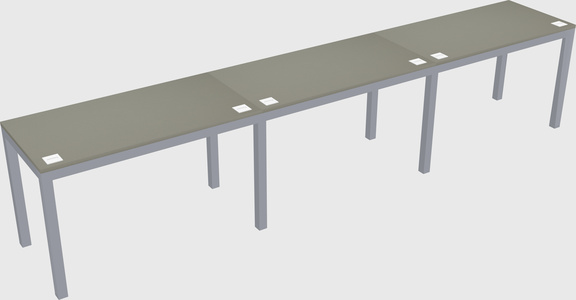 Rectangular desk