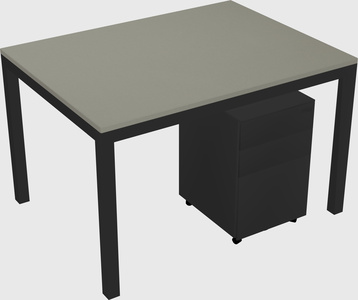 Rectangular desk
