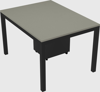 Rectangular desk
