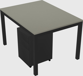 Rectangular desk