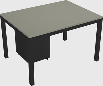 Rectangular desk