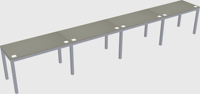 Rectangular desk