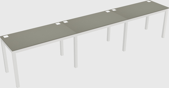 Rectangular desk